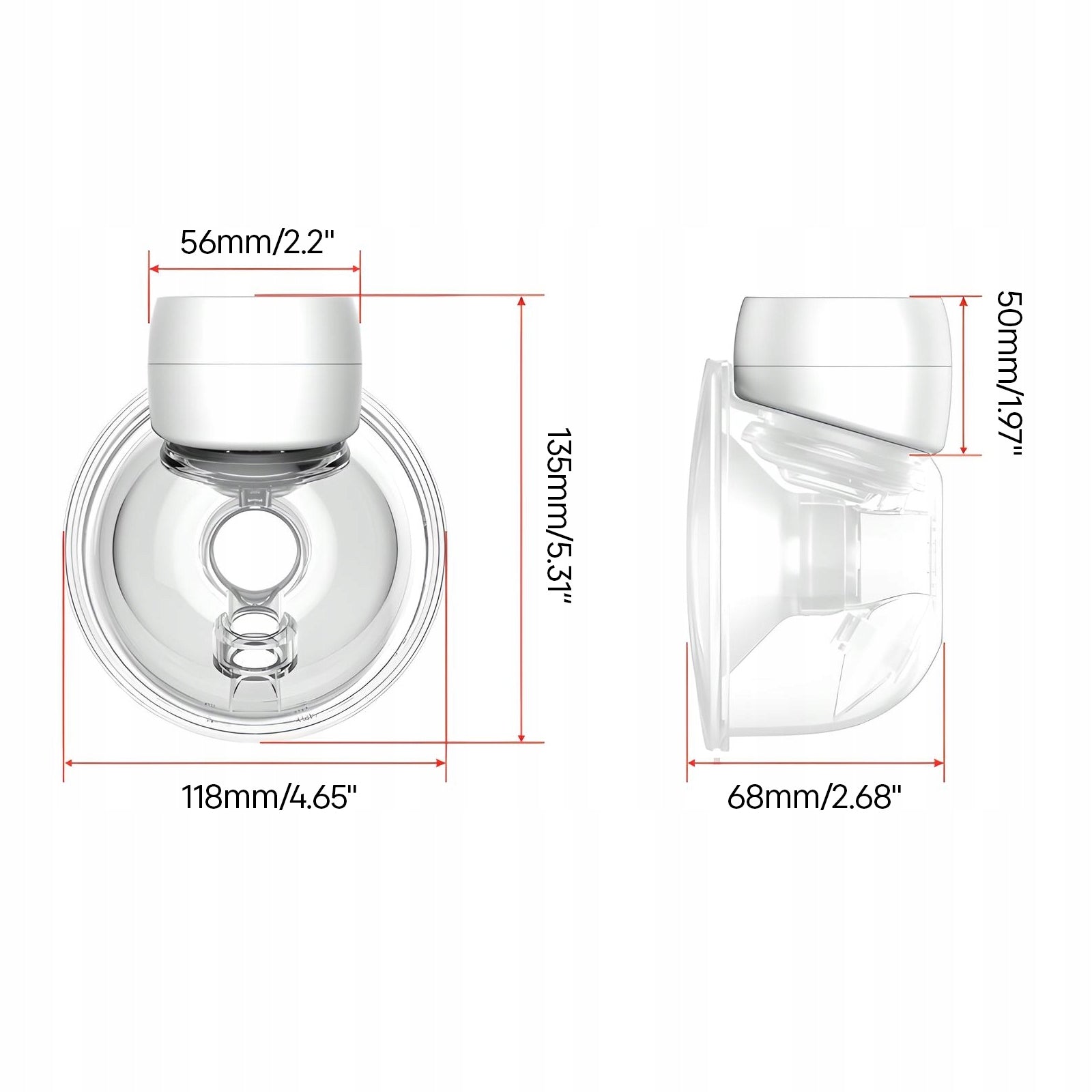 Electric breast pump HEYLAD 180 ml EAN (GTIN) 6977171906841