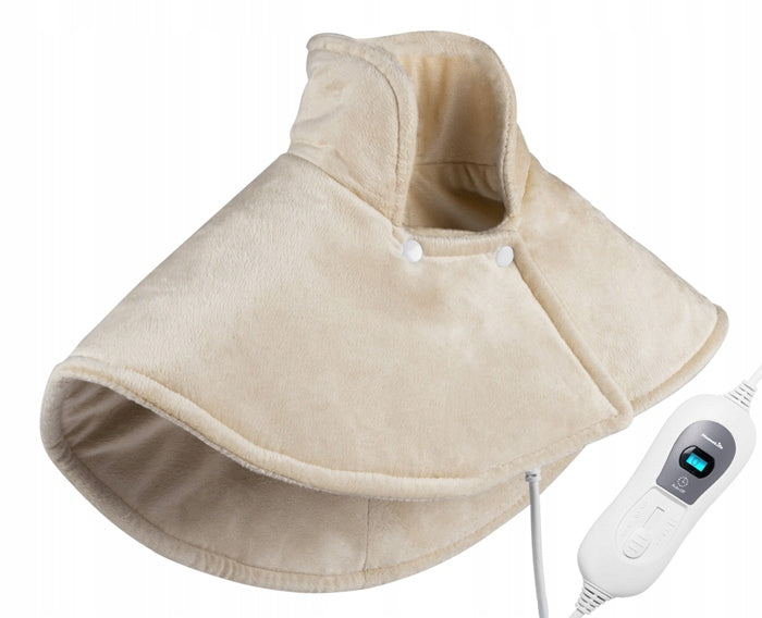 Electric cape warming shoulders neck
