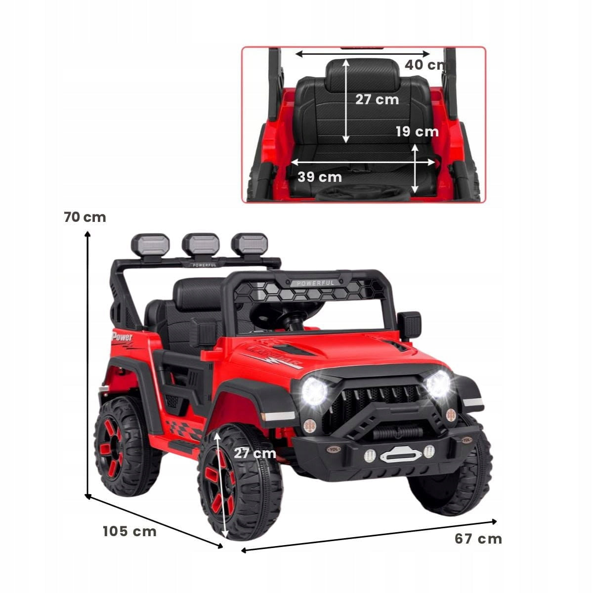 Electric car Battery car for children jeep Brand Costway