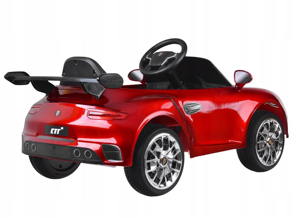 Electric car for battery red Porsche RUF CTR3 + remote control PA0327 EAN (GTIN) 5905258537887