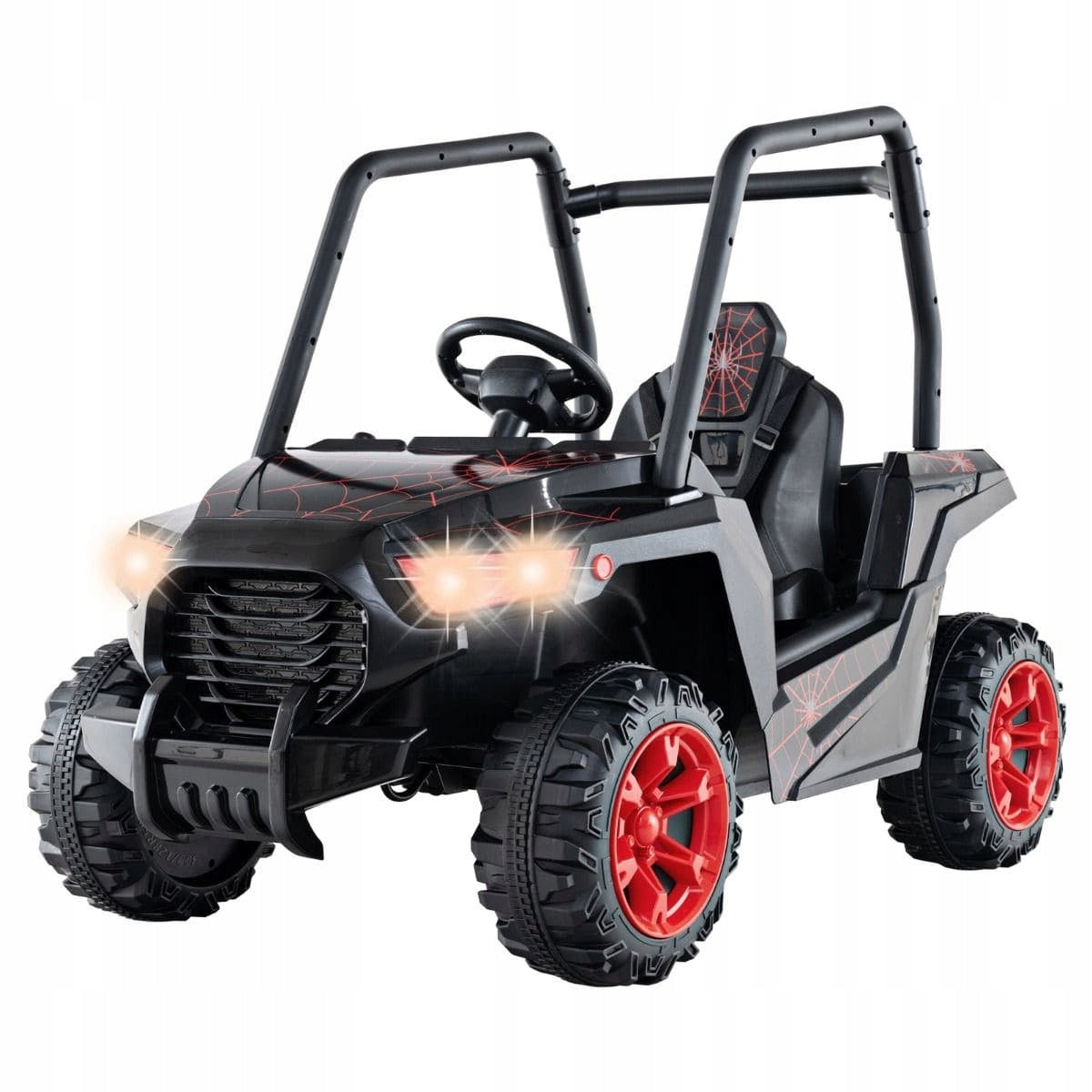Electric car for children Auto battery with remote control buggy BLACK