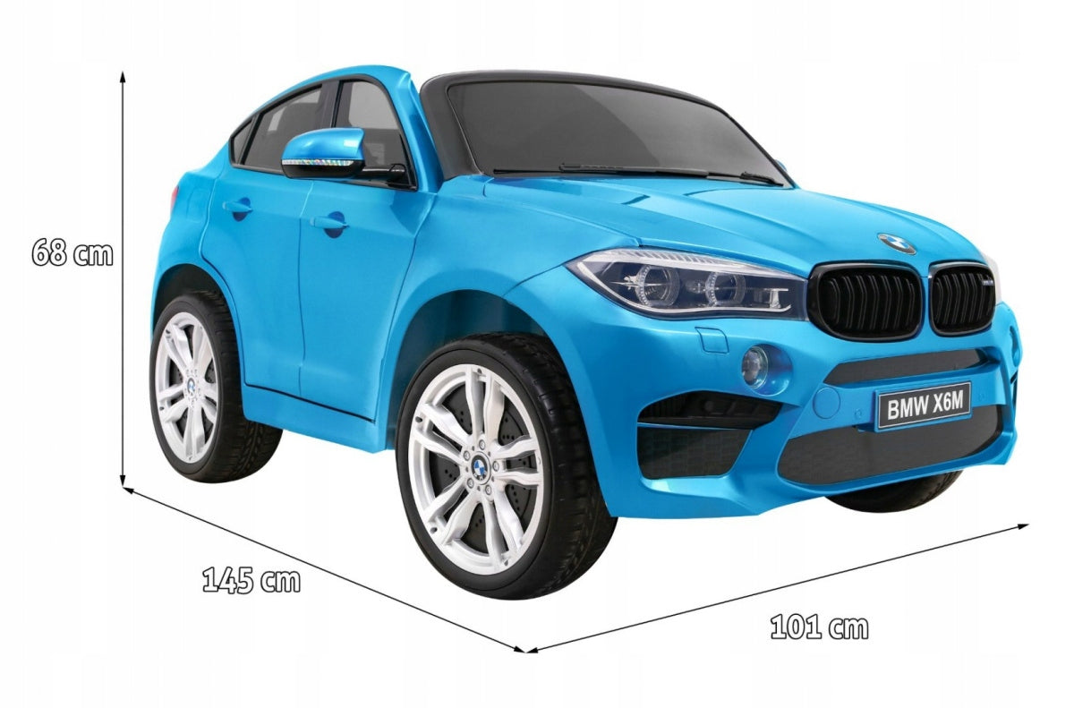 Electric car for children BMW X6M XXL Lacquered 2X20000RMP EVA Pilot Packaging status original