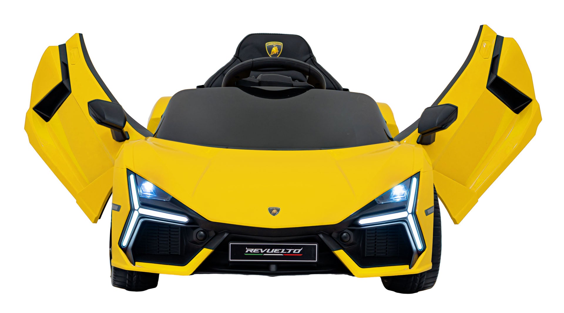 Electric car for children Lamborghini Revuelto 12V 4x4 LED EVA remote control Packaging status original