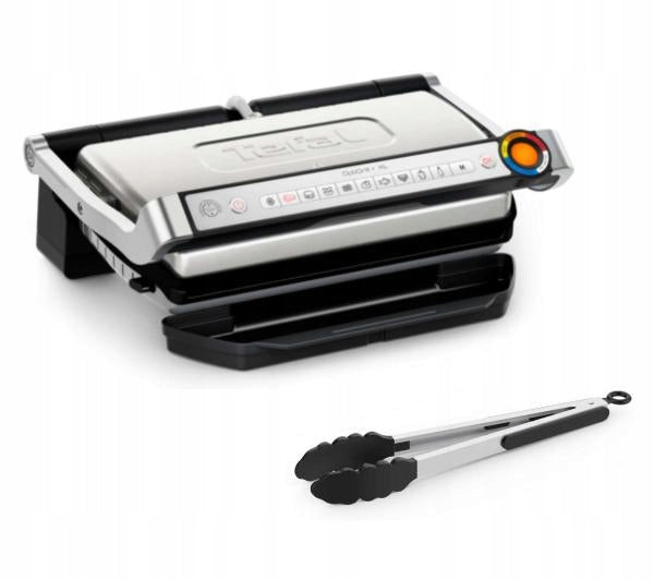 Electric contact grill Tefal OptiGrill+ XL 2000 W silver 800 cm² Manufacturer code GC728D10