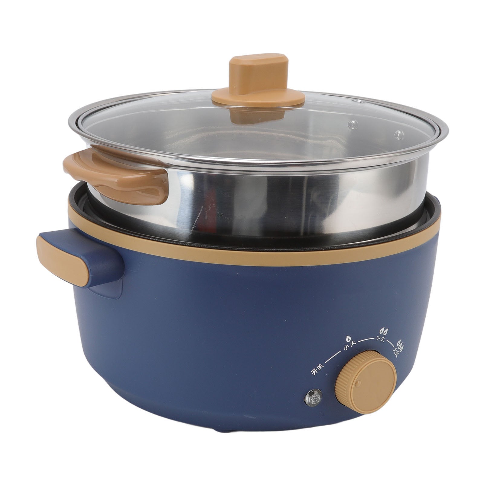 Electric cooker 2,5 l Food Grade, multifunctional, double layer, QF Brand no brand
