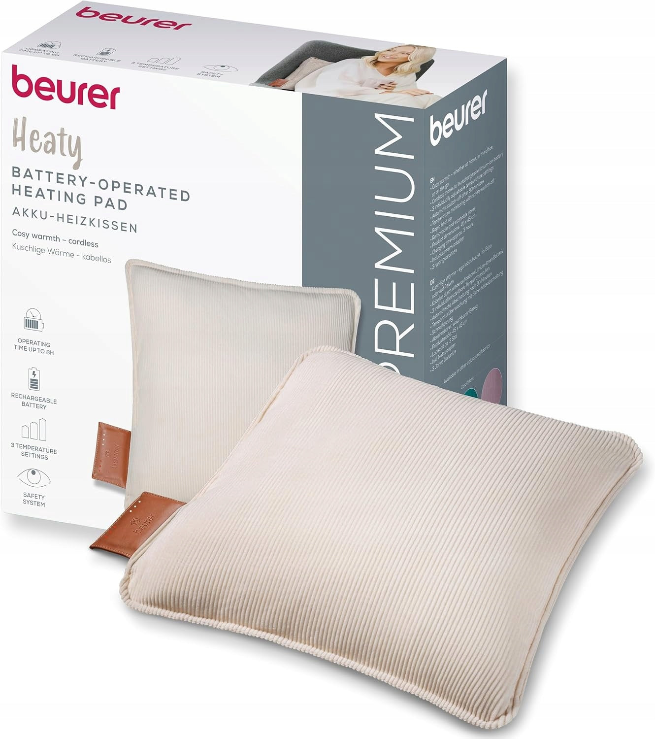 Electric cushion BEURER HK 77 Heaty cream