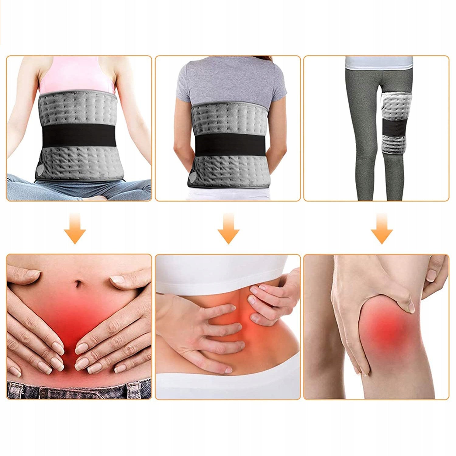 Electric cushion warming mat hot water bottle for back joints 60x30 cm Manufacturer code hsjuwuhjhjs