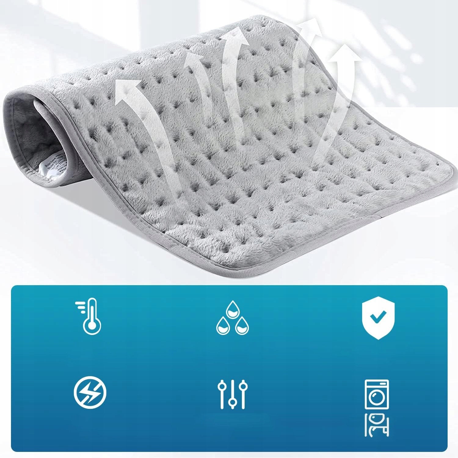 Electric cushion warming mat hot water bottle for back joints 60x30 cm Medical device no