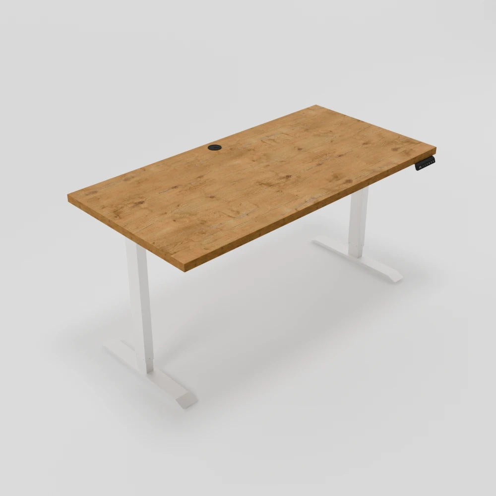 Electric desk height adjustment MARCO GAME OAK 160x80cm adjustable