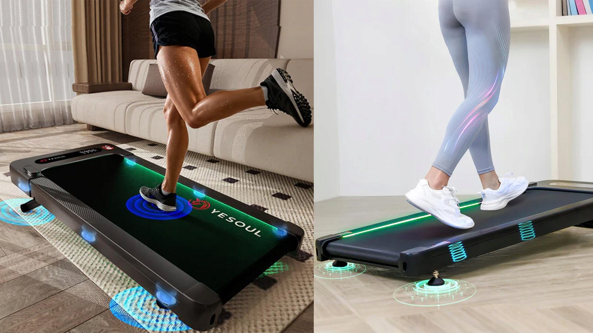 Electric desk treadmill Compact TILT up to 10% YESOUL W2 PRO Brand YESOUL