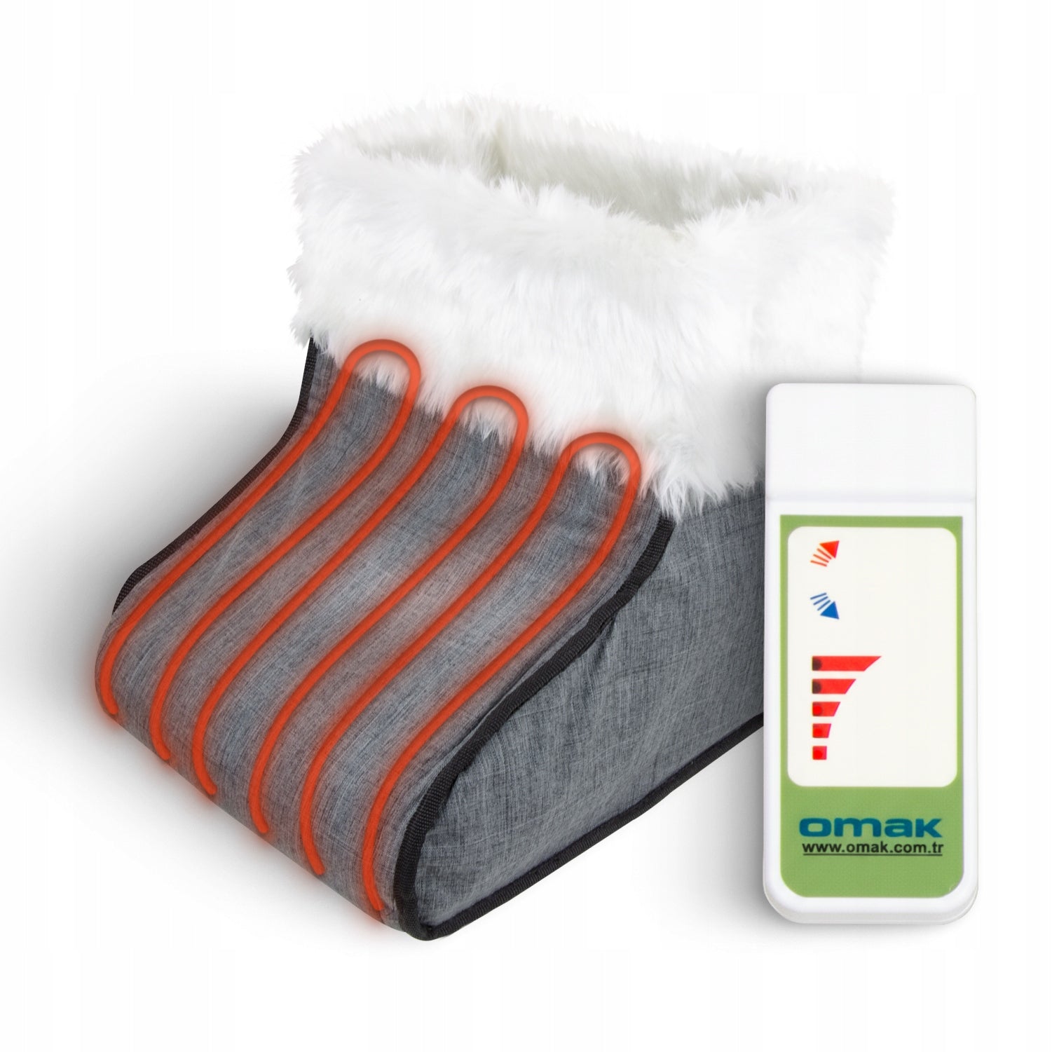 Electric foot warmer with 5 modes for foot heating - OMAK