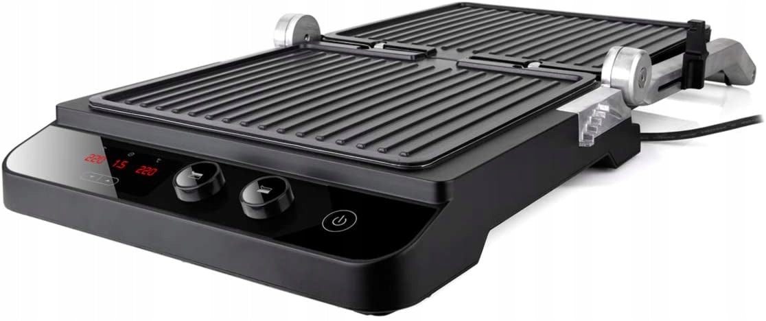 Electric grill Black&Decker black 2000 W with temperature control Power rating 2000 W