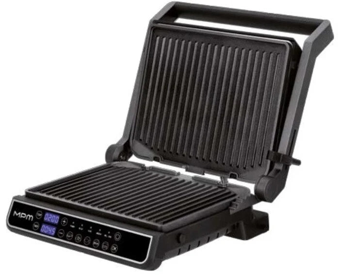 Electric grill MPM MGR-14M 2400W Timer double surface 5 programs Power rating 2400 W