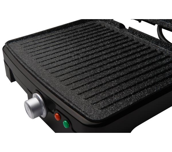 Electric grill RAVEN EGE002X 1800W Contact Non-stick coating Dominant color silver/gray