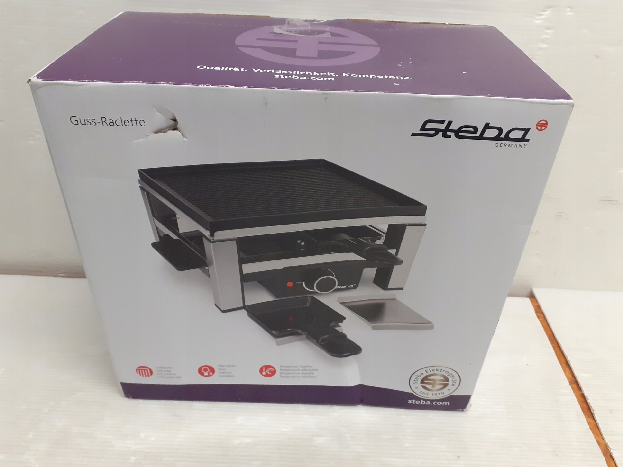 Electric grill Steba RC 104 900 W EAN (GTIN) 4011833303677