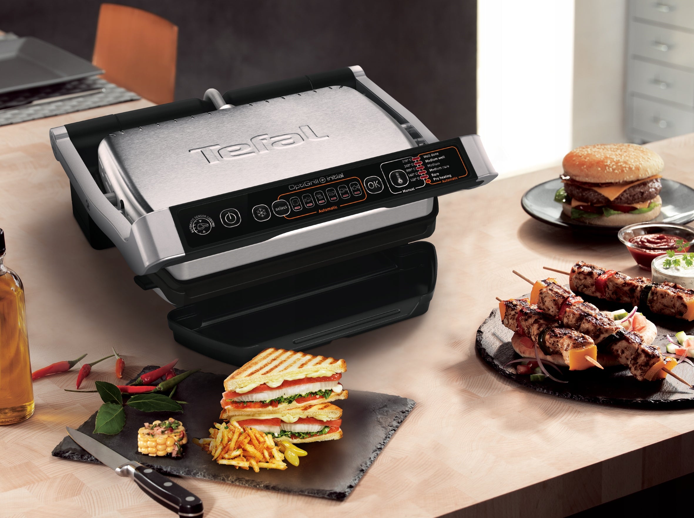 Electric grill TEFAL Optigrill GC706D Model GC706D34