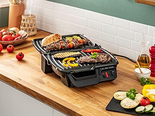 Electric grill Tefal GC3060 silver 2000 W with temperature control Power rating 2000 W
