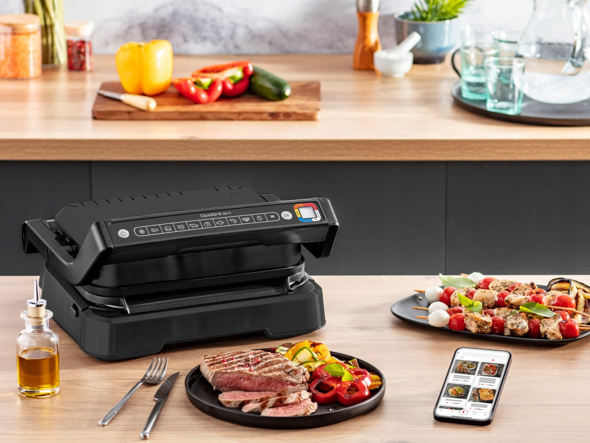 Electric grill Tefal Optigrill 2in1 GC772830 Temperature control yes
