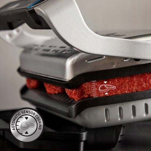 Electric grill toaster Optigrill+ GC718D10 2000 W folding silver Temperature control yes