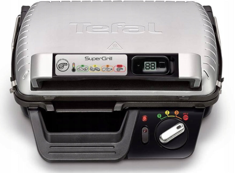 Electric grill with timer Tefal GC451B12 2000 W toaster Dominant color black