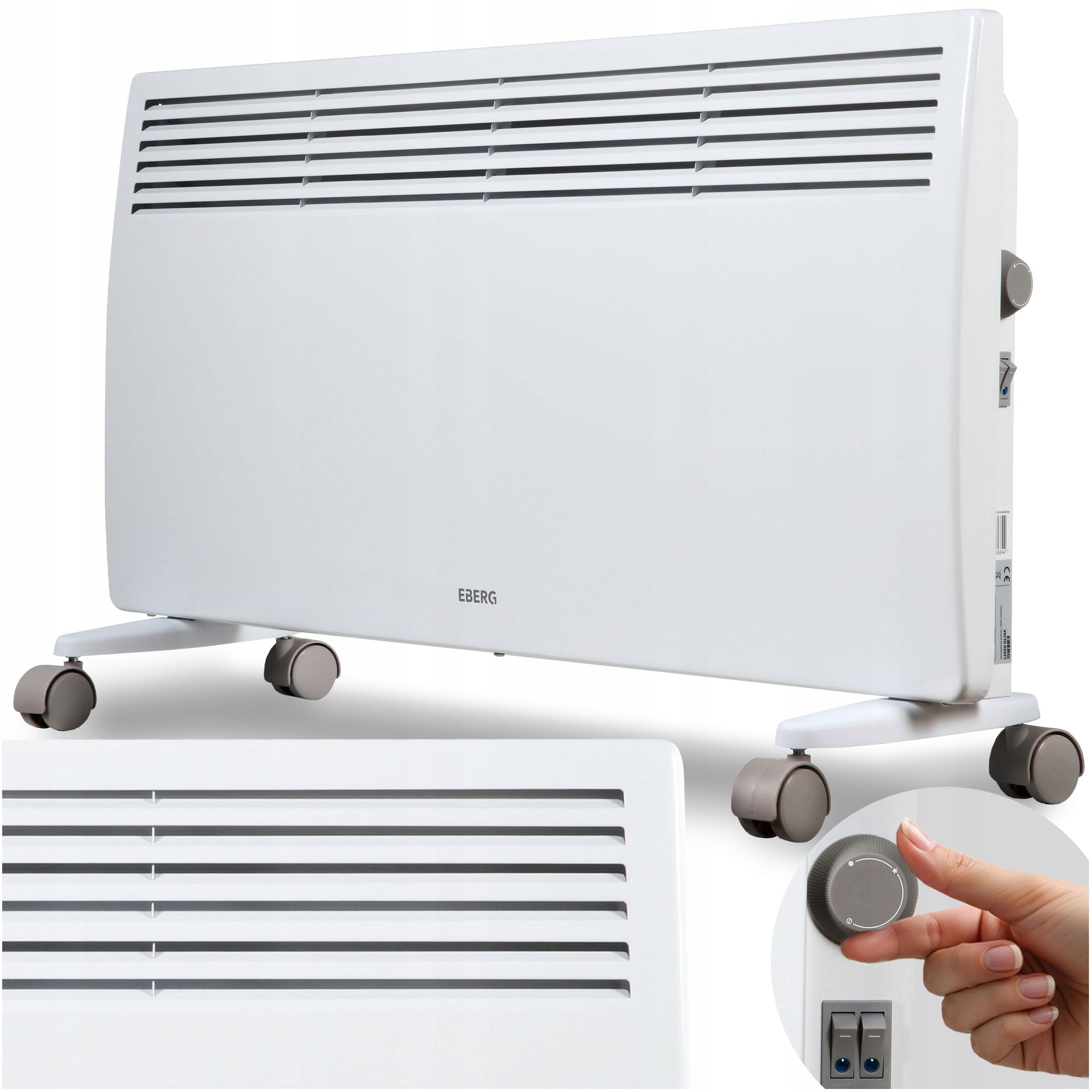 Electric heater energy-saving convector VECTO 2000W 2kW+TERMOSTAT