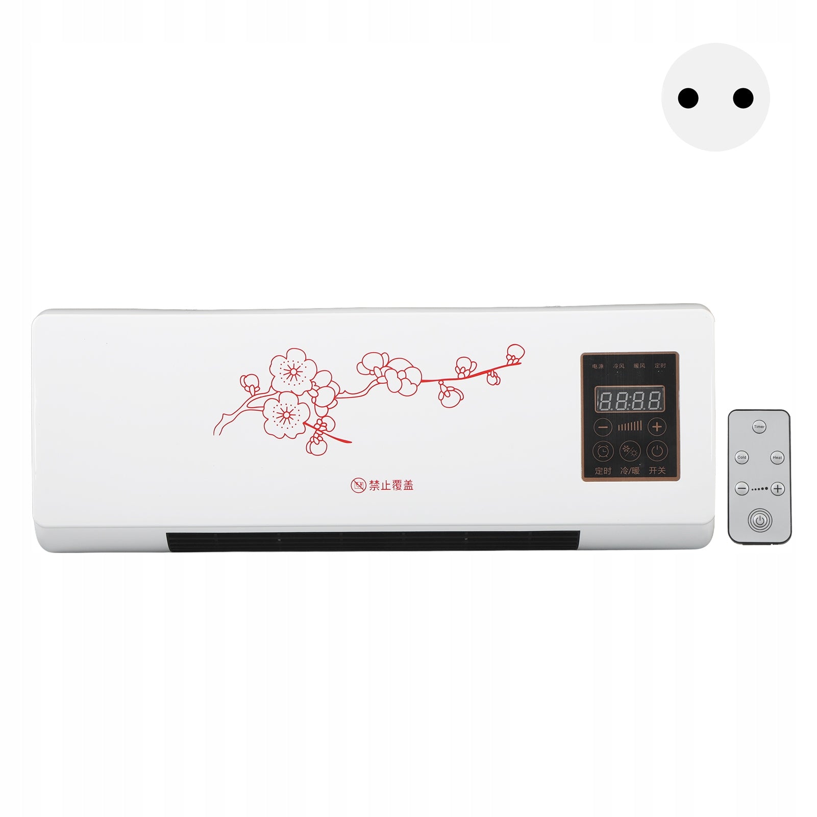 Electric heater for indoor use with remote wall Z2 Brand no brand