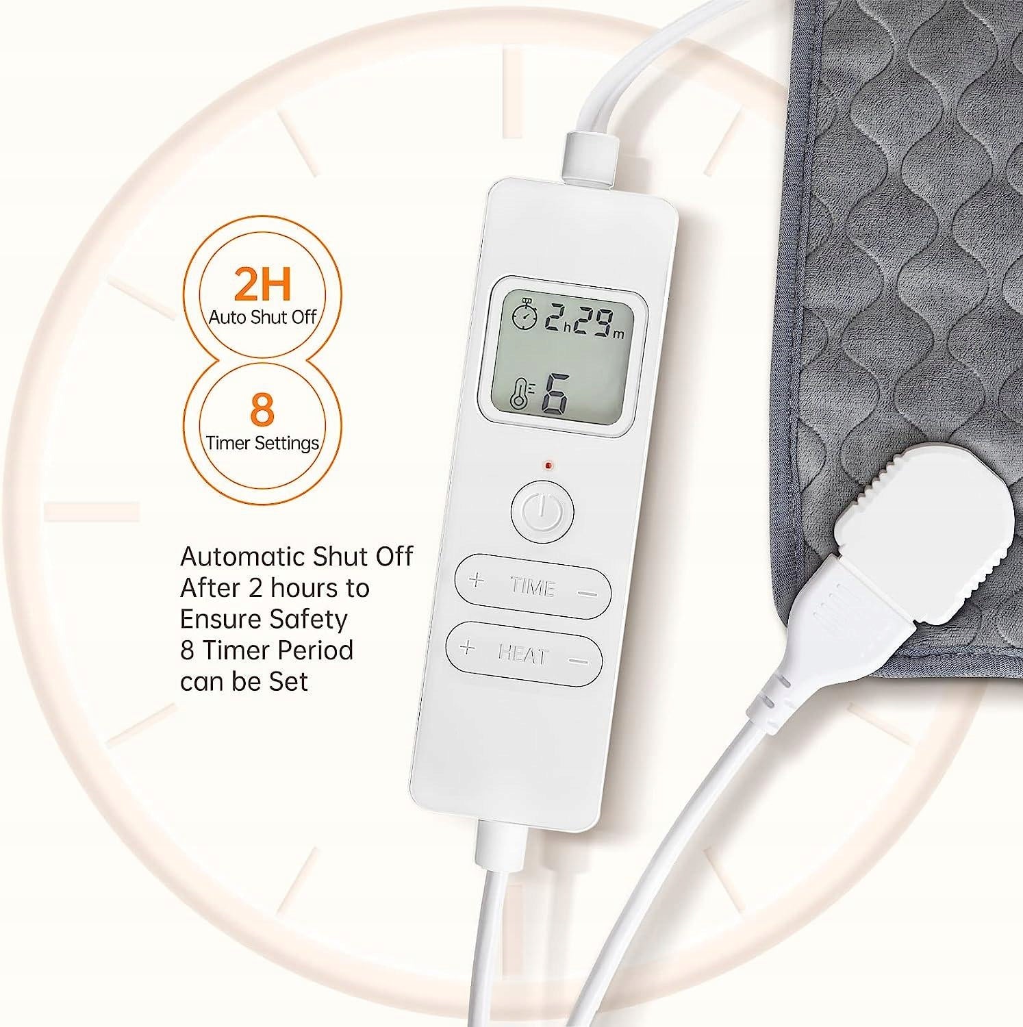 Electric heating mat with temperature control and timer Medical device no
