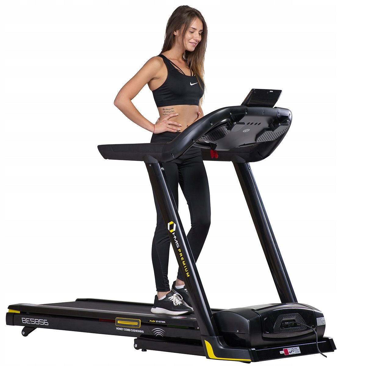 Electric home training treadmill BE5856 HMS PREMIUM Packaging status original