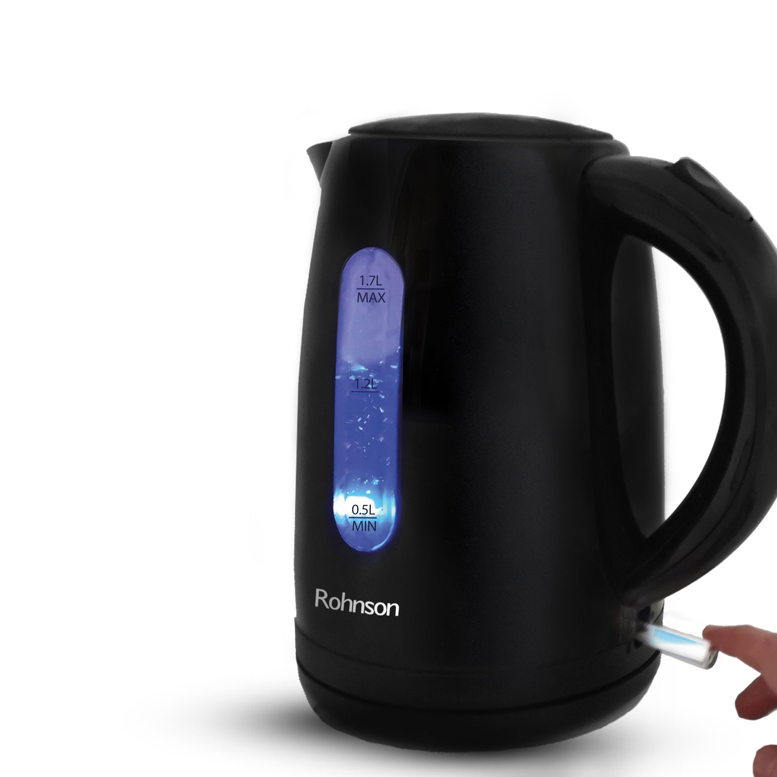 Electric kettle 2200W wireless Rohnson R-7035 2200 W 1,7 l black Model R-7035