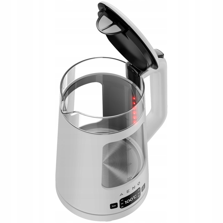 Electric kettle AENO EK6 1,7L 2200 W Double Wall 40-100 STRIX Dominant color white