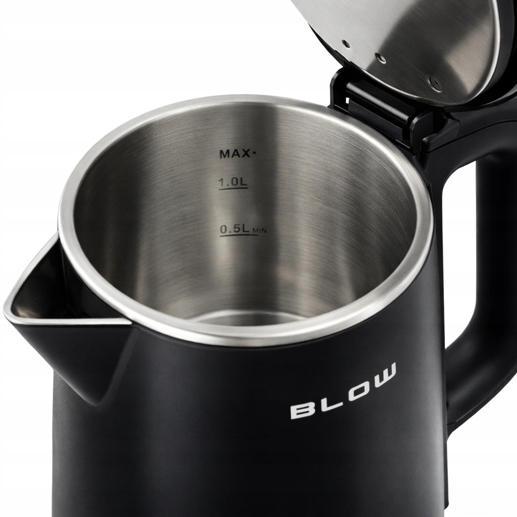 Electric kettle Blow 2200W 1,8l black Capacity 1.8 l