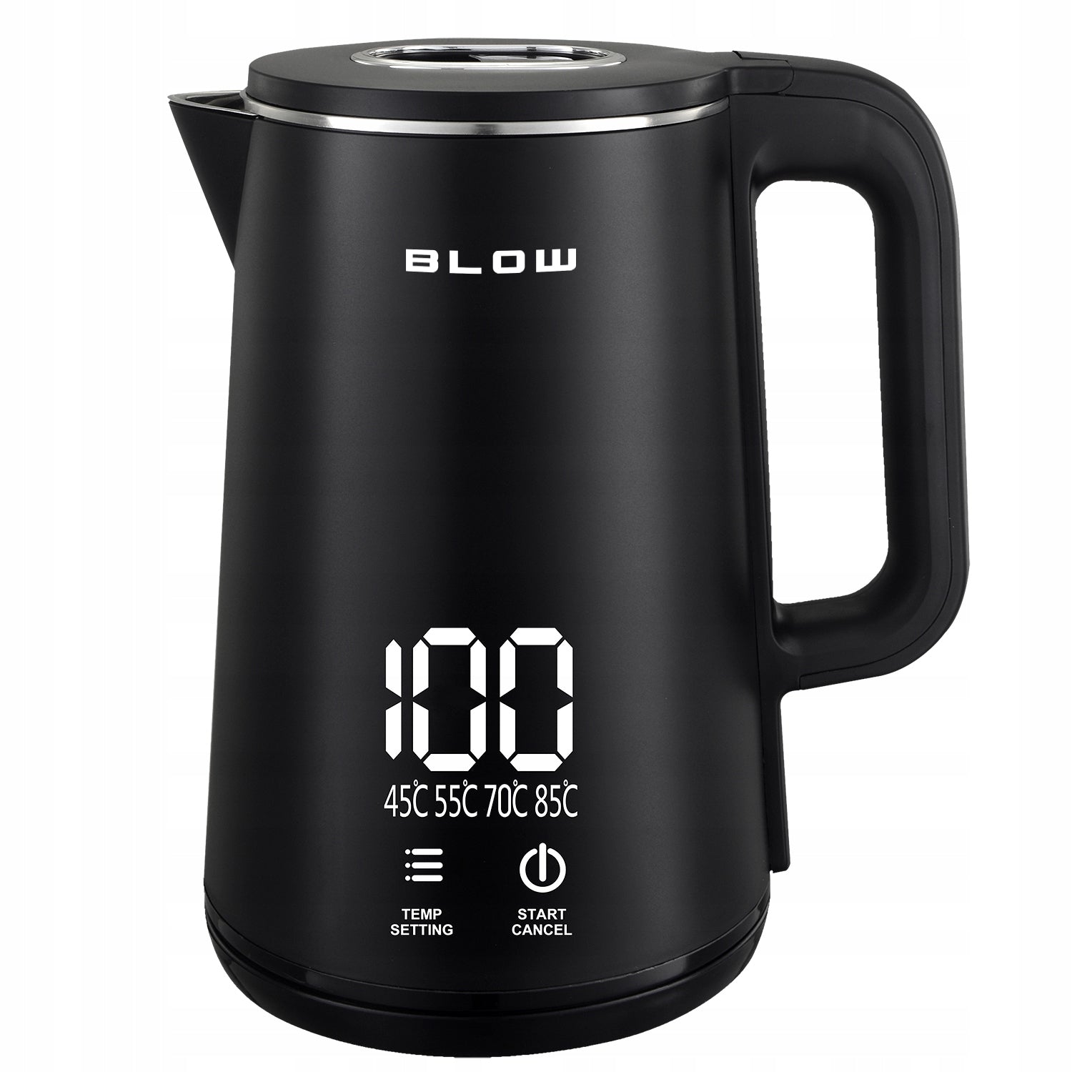 Electric kettle Blow 2200W 1,8l black Material metal synthetic material