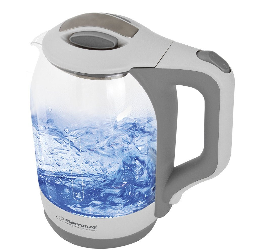 Electric kettle ESPERANZA Yukon 1.7L White Brand Esperanza