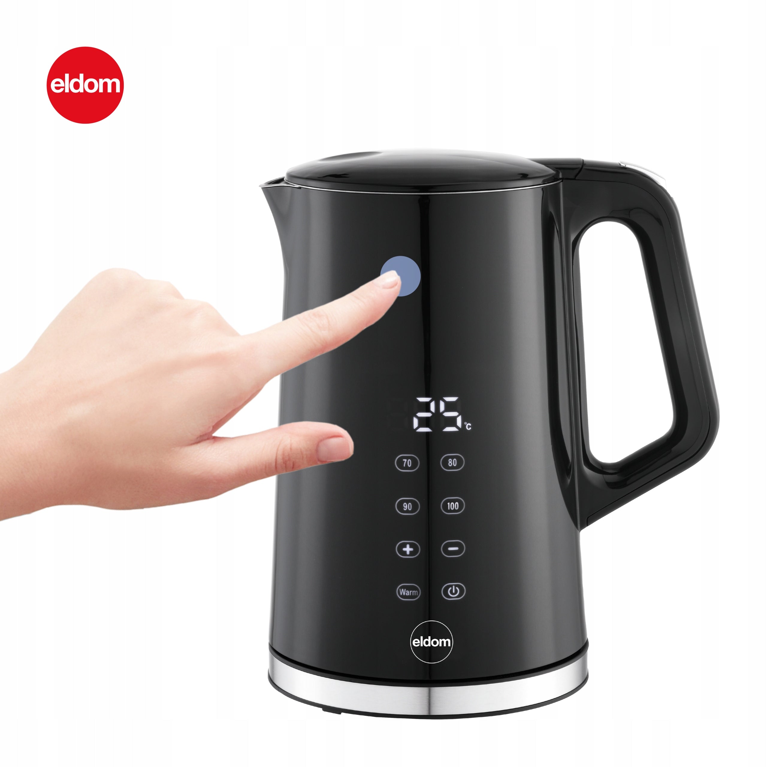 Electric kettle Eldom C540 2200 W 1,7 l black Dominant color black