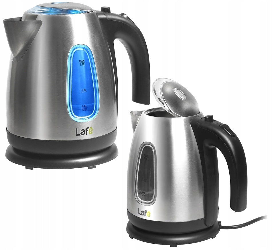 Electric kettle INOX Lafe CEG003 2200W 1,7 l silver/grey Manufacturer code LAFCZA45008