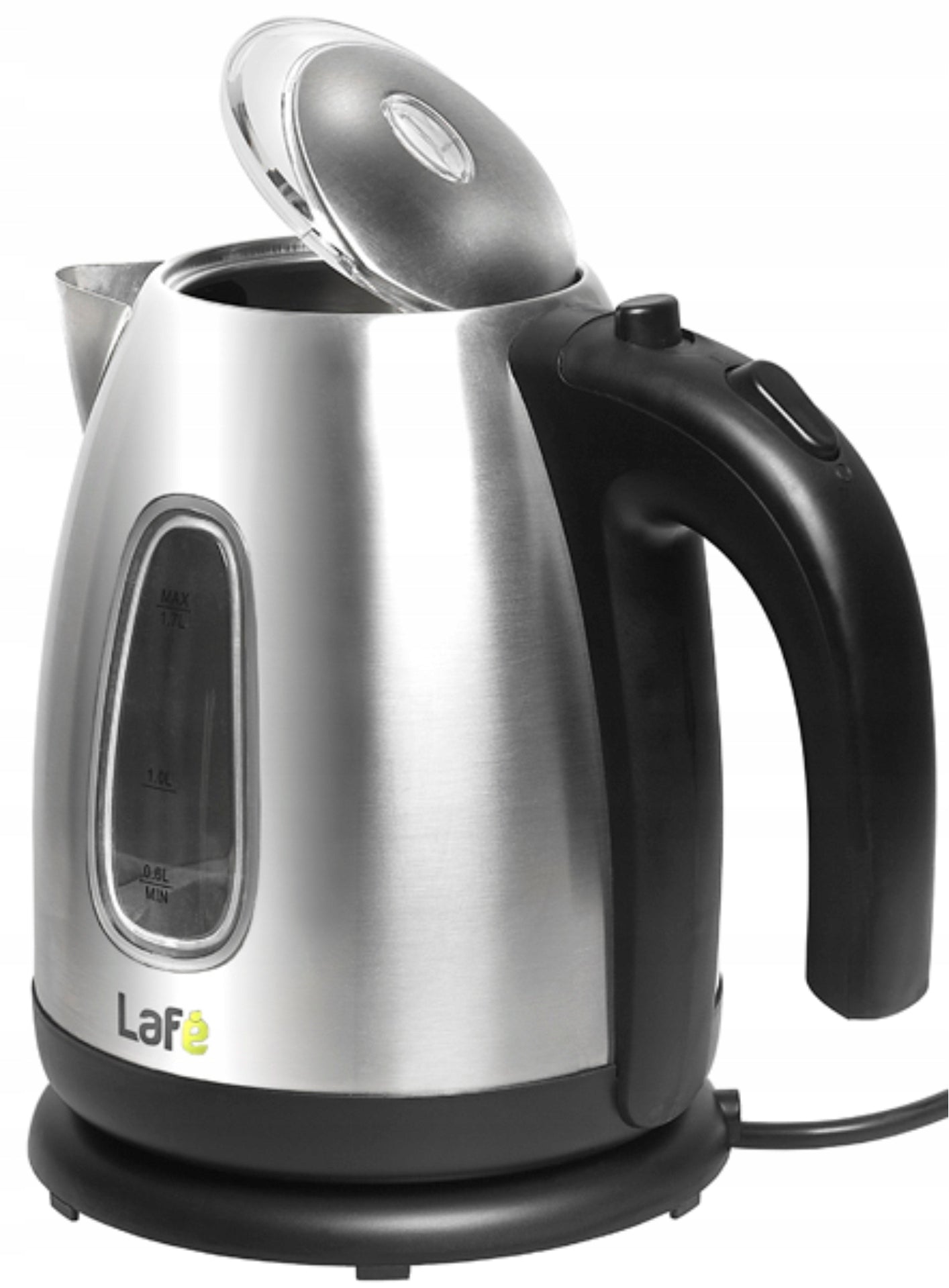 Electric kettle INOX Lafe CEG003 2200W 1,7 l silver/grey Power 2200 W