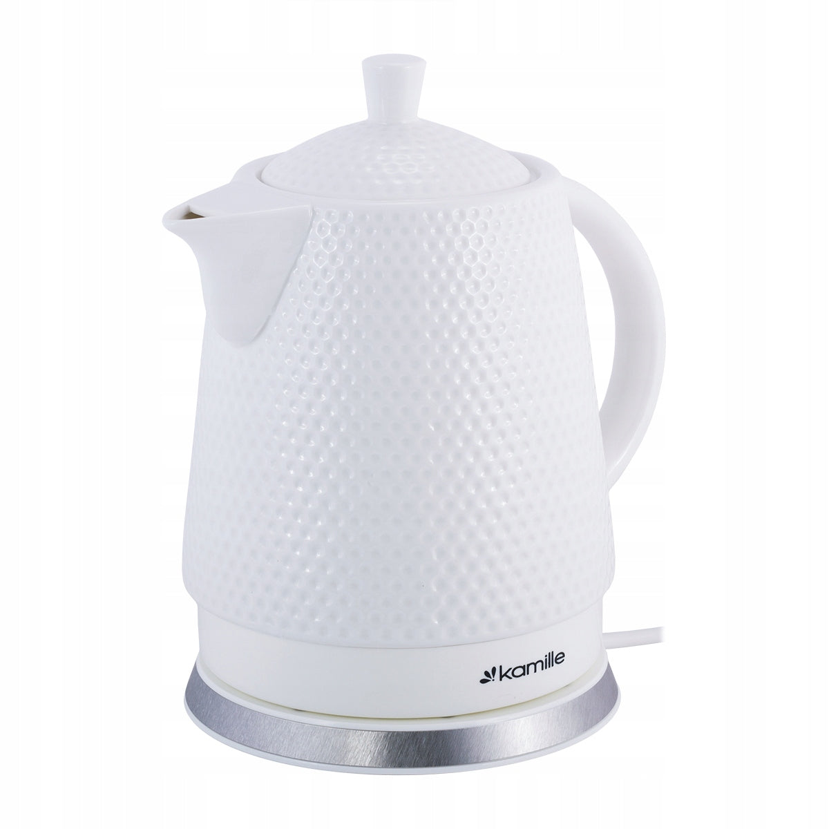 Electric kettle Kamille KM1725 1200 W 1,5 l white Manufacturer code KM1725