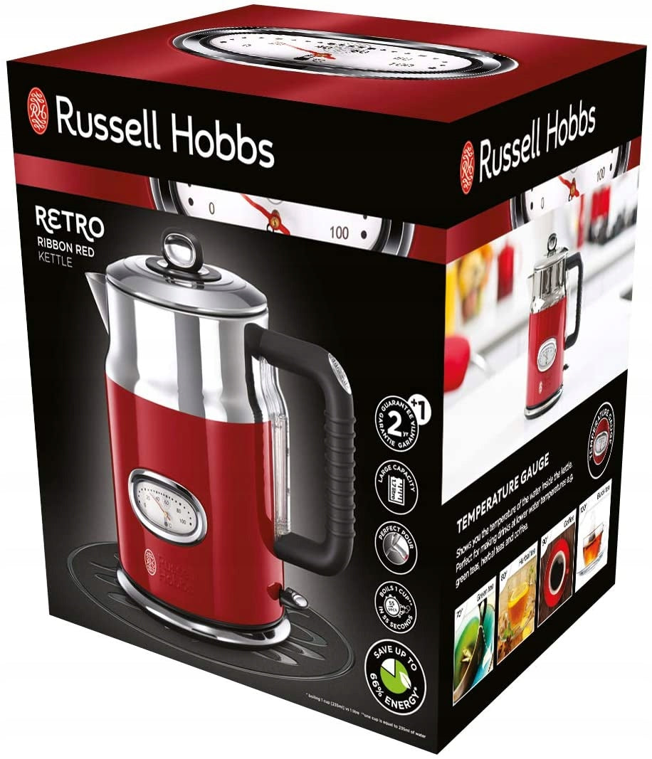 Electric kettle Russell Hobbs 21670-70 2400 W 1,7 l red Manufacturer code 21670-70