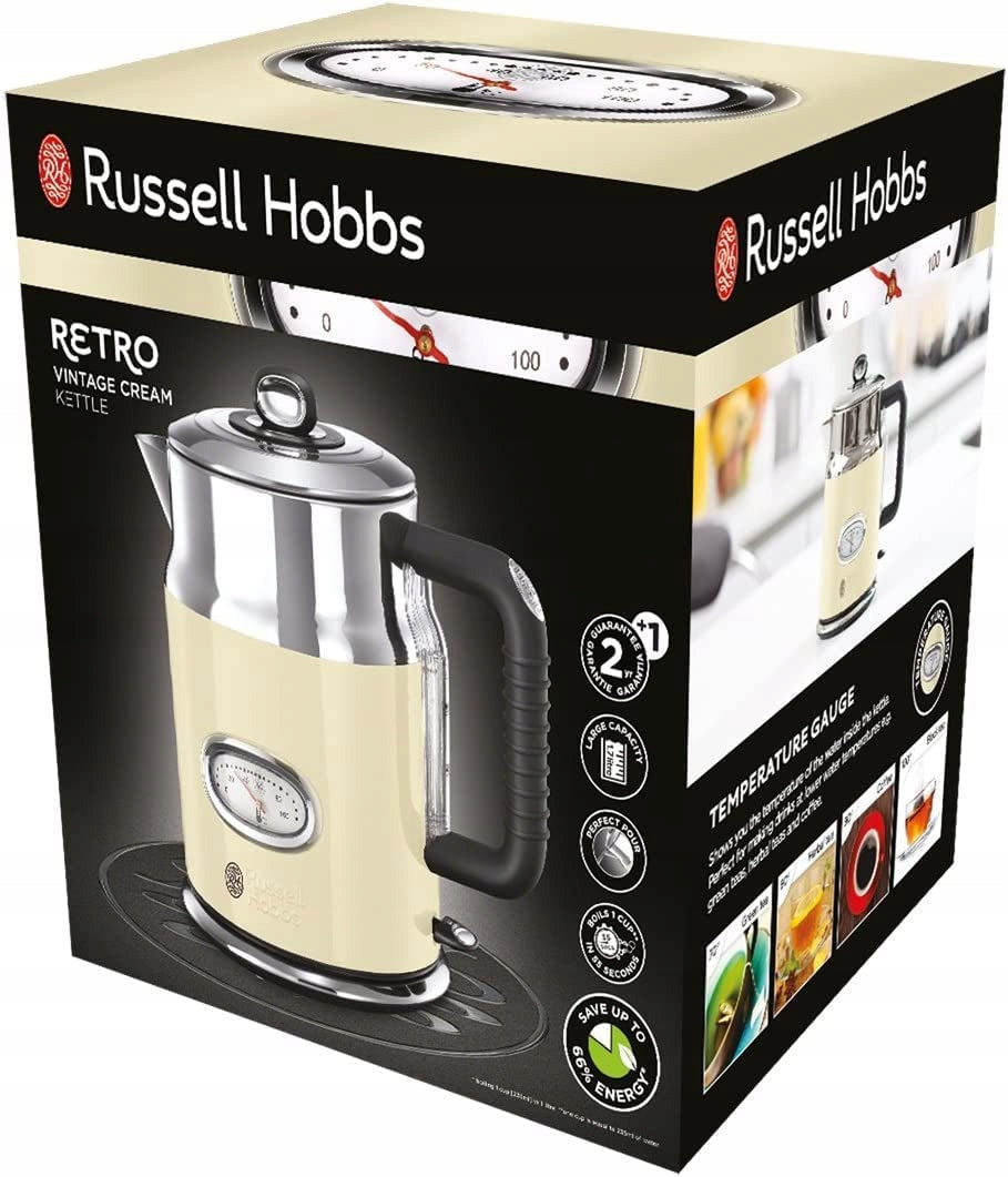 Electric kettle Russell Hobbs 21672-70 2400 W 1,7 l beige/brown Manufacturer code 21672-70