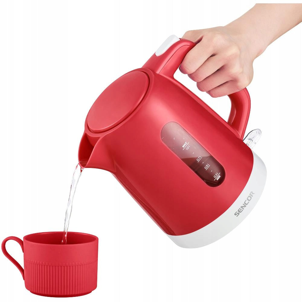 Electric kettle Sencor SWK 1024RD 2200W 1L red Material metal synthetic material