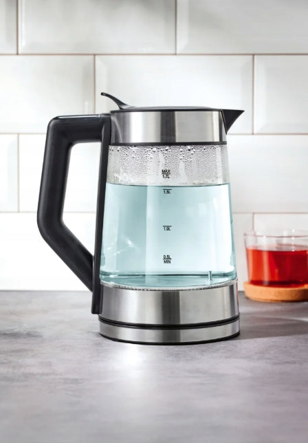 Electric kettle SilverCrest SWGD 3000 B3 3000 W 1,7 l silver/grey Capacity 1.7 l