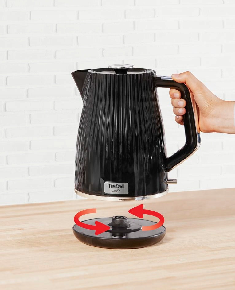 Electric kettle TEFAL Loft 2400 W black KO250830 Brand Tefal