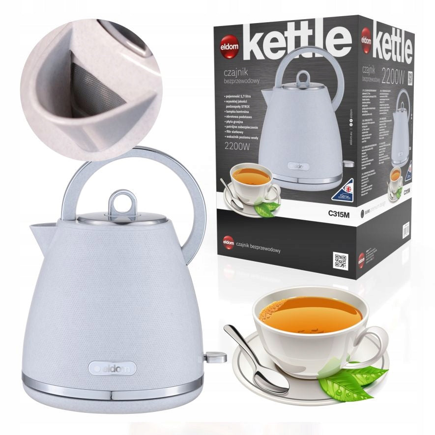 Electric kettle WIRELESS Eldom C315M 2200W white