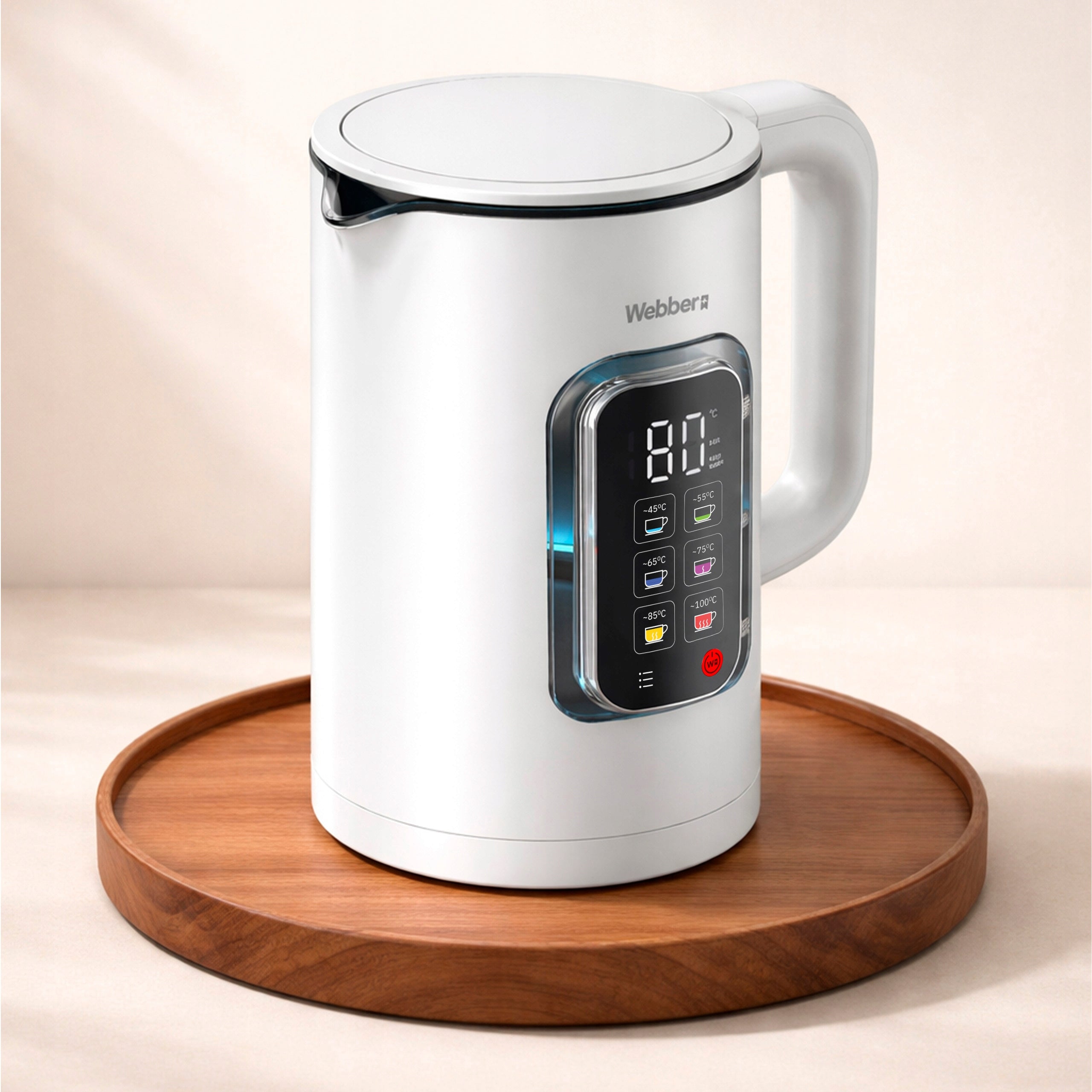 Electric kettle Webber ELIYA WK110 1,5L Adjustable tem Keep Warm LED Capacity 1.5 l