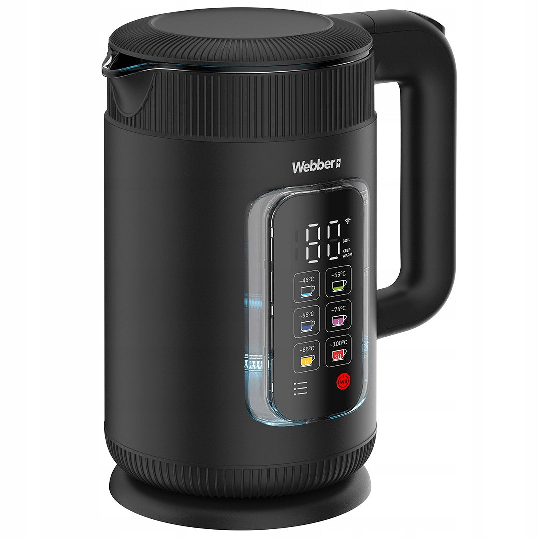 Electric kettle Webber WK115 WIFI 1,5L Glass interior Smart Keep Warm Capacity 1.5 l