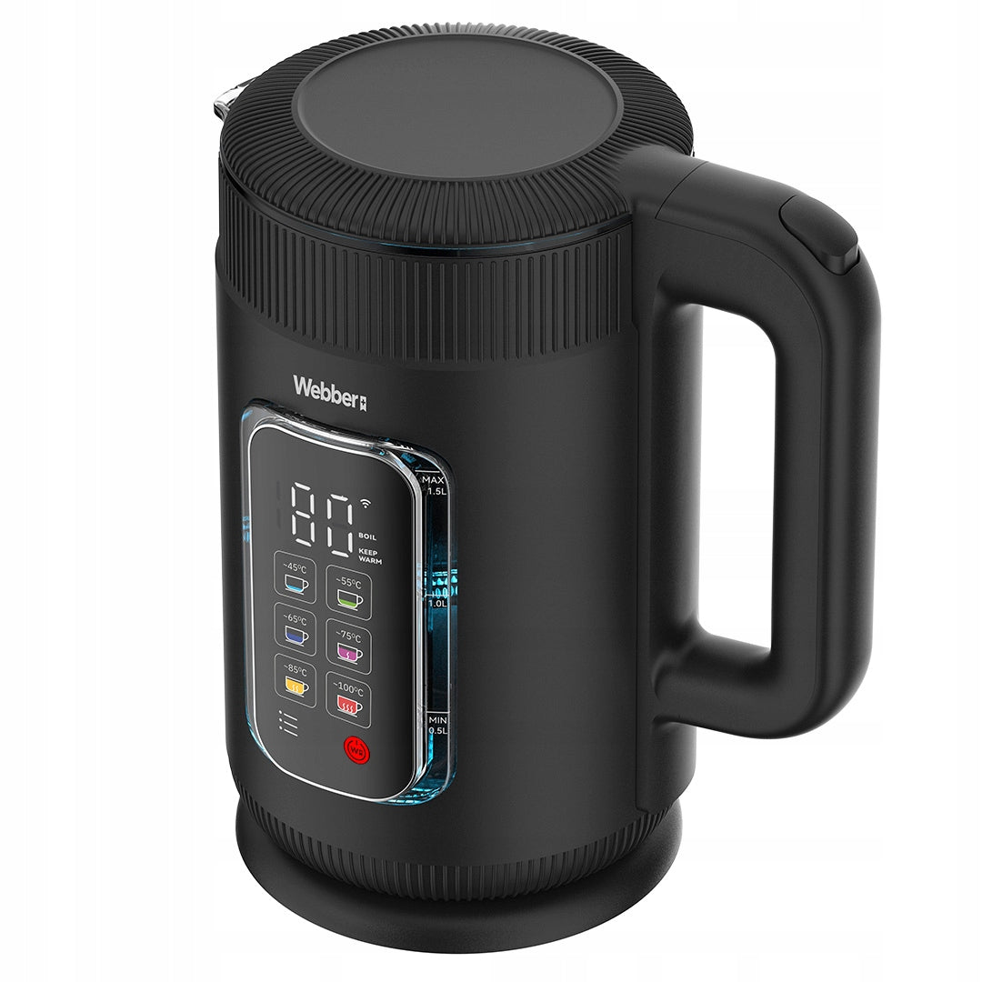 Electric kettle Webber WK115 WIFI 1,5L Glass interior Smart Keep Warm Model WK115