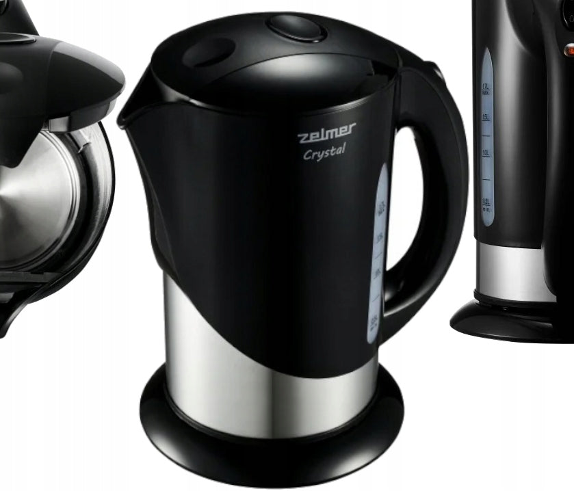Electric kettle Zelmer Crystal 2200 W 1,7 l black Power 2200 W