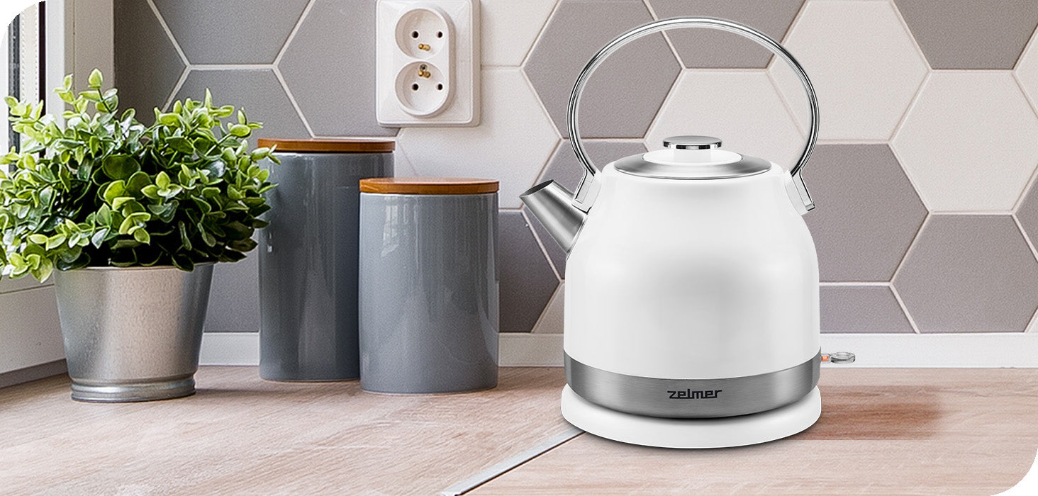 Electric kettle Zelmer ZCK7940 1.5 l 2200 W white Power 2200 W