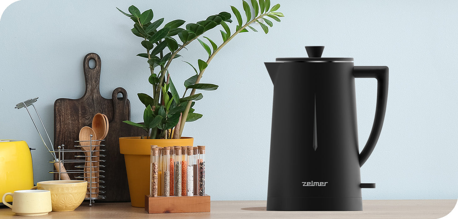 Electric kettle Zelmer ZCK8020B 1.7 l 1500 W black Capacity 1.7 l