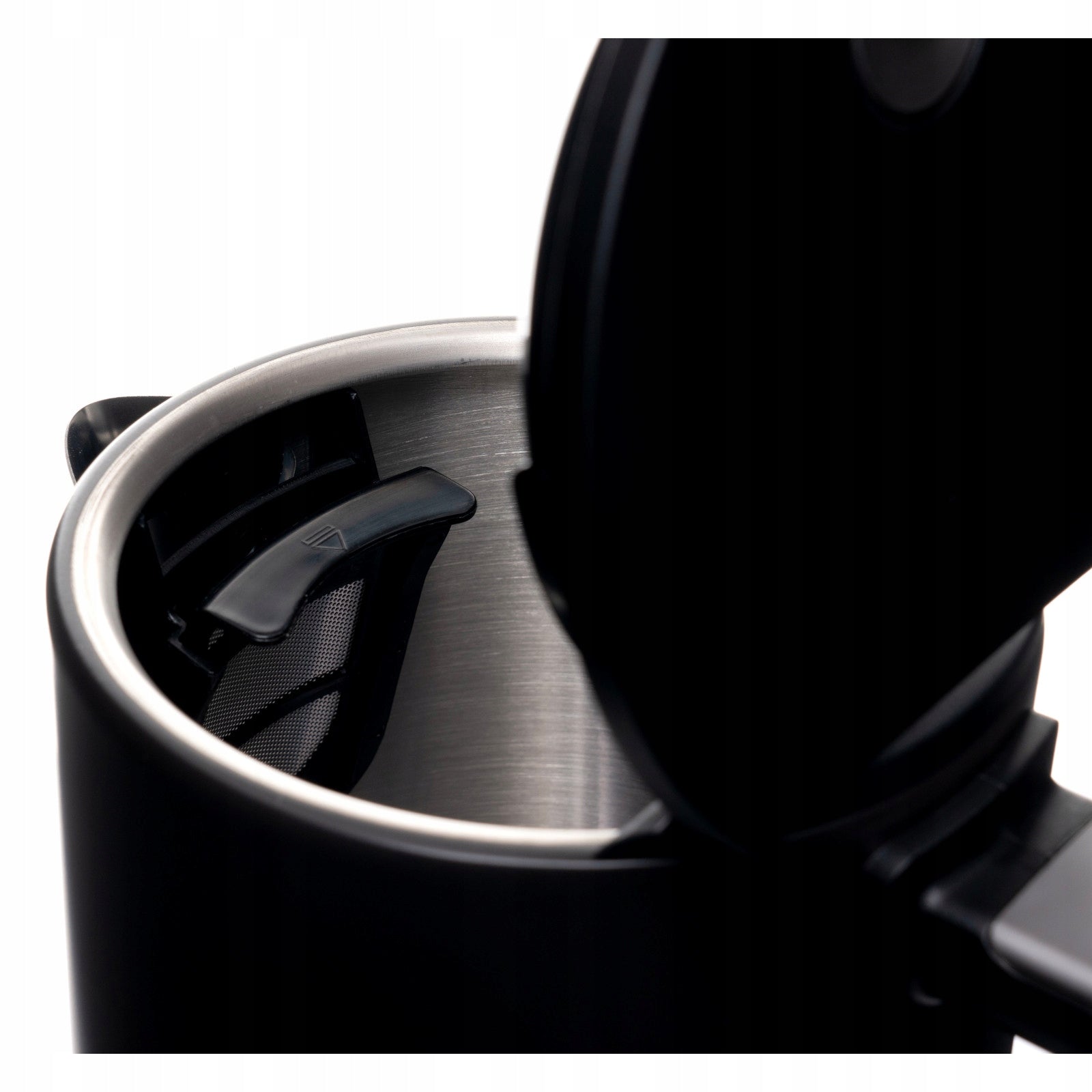 Electric kettle black metal steel cordless Kohersen 3000W Capacity 1.7 l